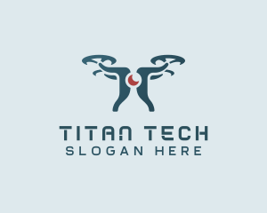 Surveillance Tech Drone logo design