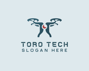 Surveillance Tech Drone logo design