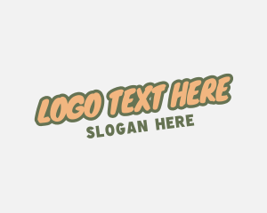 Playful - Fun Doodle Wordmark logo design