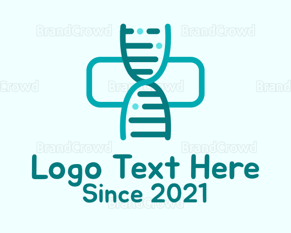 Blue Genetics Cross Logo