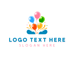 Party - Celebration Party Balloon logo design