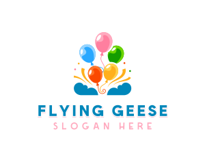 Party Store - Celebration Party Balloon logo design