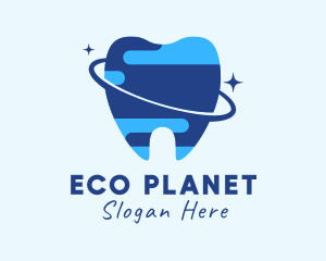 Tooth Planet Orbit logo design