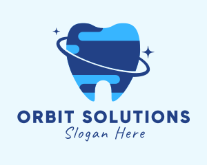 Tooth Planet Orbit logo design