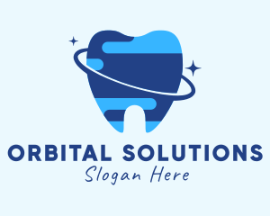 Tooth Planet Orbit logo design