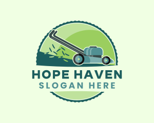 Lawn Care - Garden Lawn Mower logo design