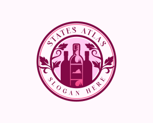 Virginia Drink Winery logo design