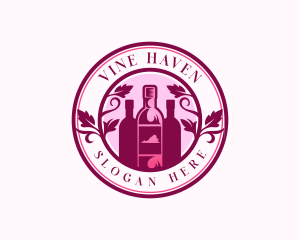 Virginia Drink Winery logo design