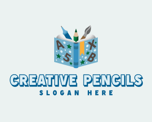 Educational Writing Book logo design