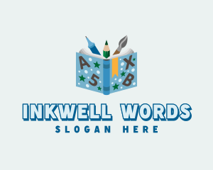 Writing - Educational Writing Book logo design