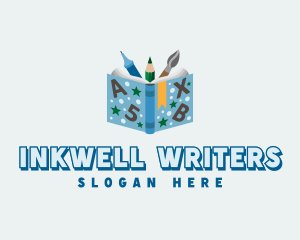 Writing - Educational Writing Book logo design