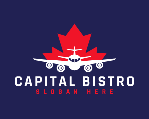 Ottawa - Airline Travel Tour logo design