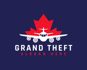 Canada - Airline Travel Tour logo design
