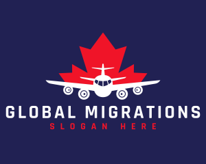 Immigration - Airline Travel Tour logo design