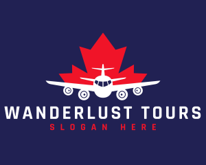 Airline Travel Tour logo design