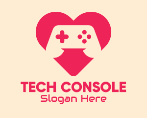 Console - Controller Heart Console logo design