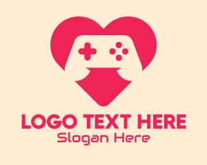 Gaming - Gaming Controller Heart logo design