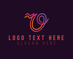 Modern Business - Gradient Business Letter O logo design
