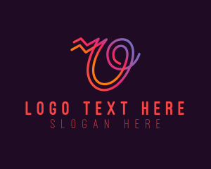 Gradient Business Letter O Logo