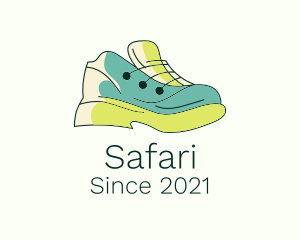 Sneaker - Trail Hiking Shoes logo design
