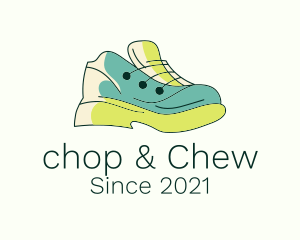 Shoe Repair - Trail Hiking Shoes logo design