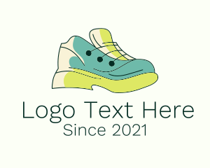 Shoe Store - Trail Hiking Shoes logo design