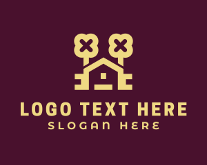 Yellow - Yellow House Key logo design