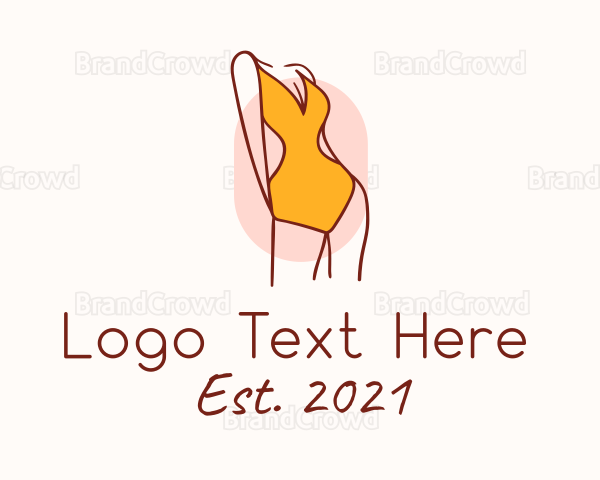 Fashion Lingerie Model Logo