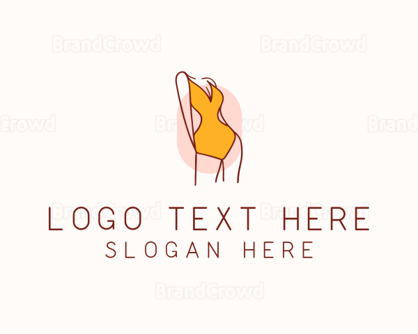 Fashion Lingerie Model Logo