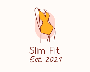 Diet - Fashion Lingerie Model logo design
