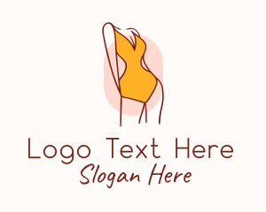 Fashion Lingerie Model  Logo