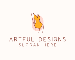 Fashion Lingerie Model  logo design