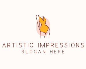 Fashion Lingerie Model  logo design