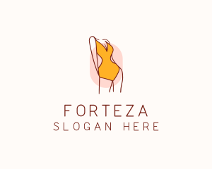 Fashion Lingerie Model  logo design