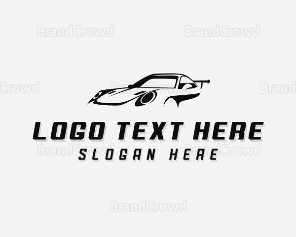 Sports Car Automobile Racing Logo