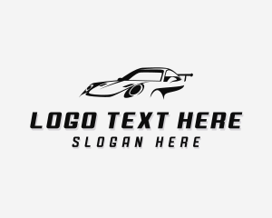 Driving - Sports Car Automobile Racing logo design