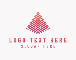 Investment - Tech Agency Pyramid logo design