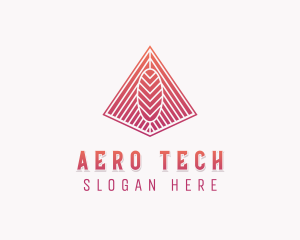 Tech Agency Pyramid logo design