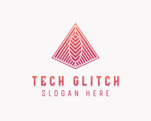 Tech Agency Pyramid logo design