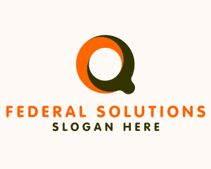 Digital Software Letter Q  logo design