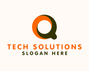 Software - Digital Software Letter Q logo design