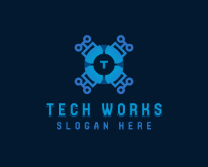 Tech Cyber Robotics logo design