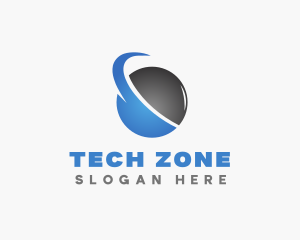 Generic Tech Sphere logo design