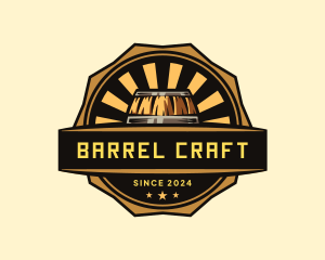 Barrel - Wine Brewery Barrel logo design