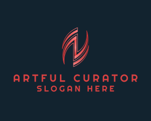 Stylish Corporation Letter N logo design