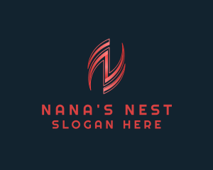 Stylish Corporation Letter N logo design