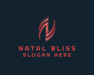 Stylish Corporation Letter N logo design