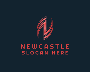 Stylish Corporation Letter N logo design