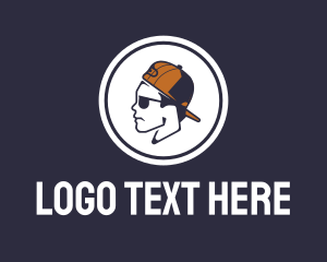 Men - Cool Guy Profile logo design