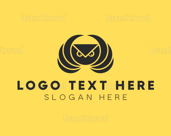Messaging Envelope Owl Logo